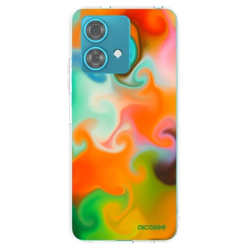 Picasee silikonska prozirna maskica za Motorola Edge 40 Neo - Juice