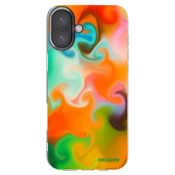 Picasee silikonska prozirna maskica za Apple iPhone 16 Plus - Juice