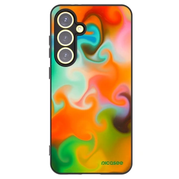 Picasee crna silikonska maskica za Samsung Galaxy S24 FE S721B - Juice