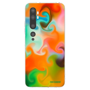 Picasee silikonska prozirna maskica za Xiaomi Mi Note 10 (Pro) - Juice