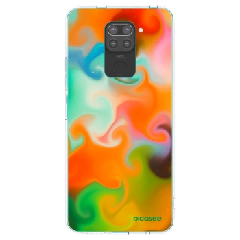 Picasee crna silikonska maskica za Xiaomi Redmi Note 9 - Juice