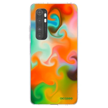Picasee silikonska prozirna maskica za Xiaomi Mi Note 10 Lite - Juice