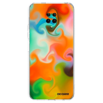 Picasee silikonska prozirna maskica za Xiaomi Redmi Note 9S - Juice