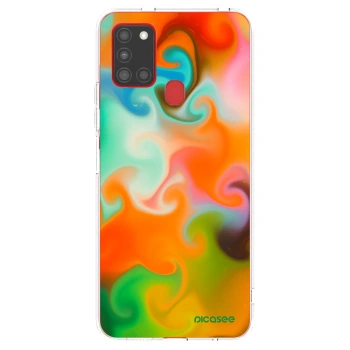 Picasee silikonska prozirna maskica za Samsung Galaxy A21s - Juice