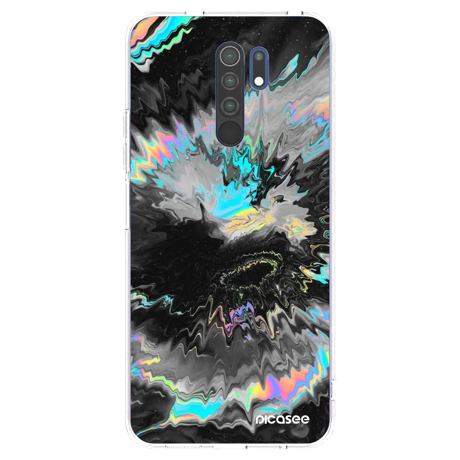 Picasee silikonska prozirna maskica za Xiaomi Redmi 9 - Magnetic