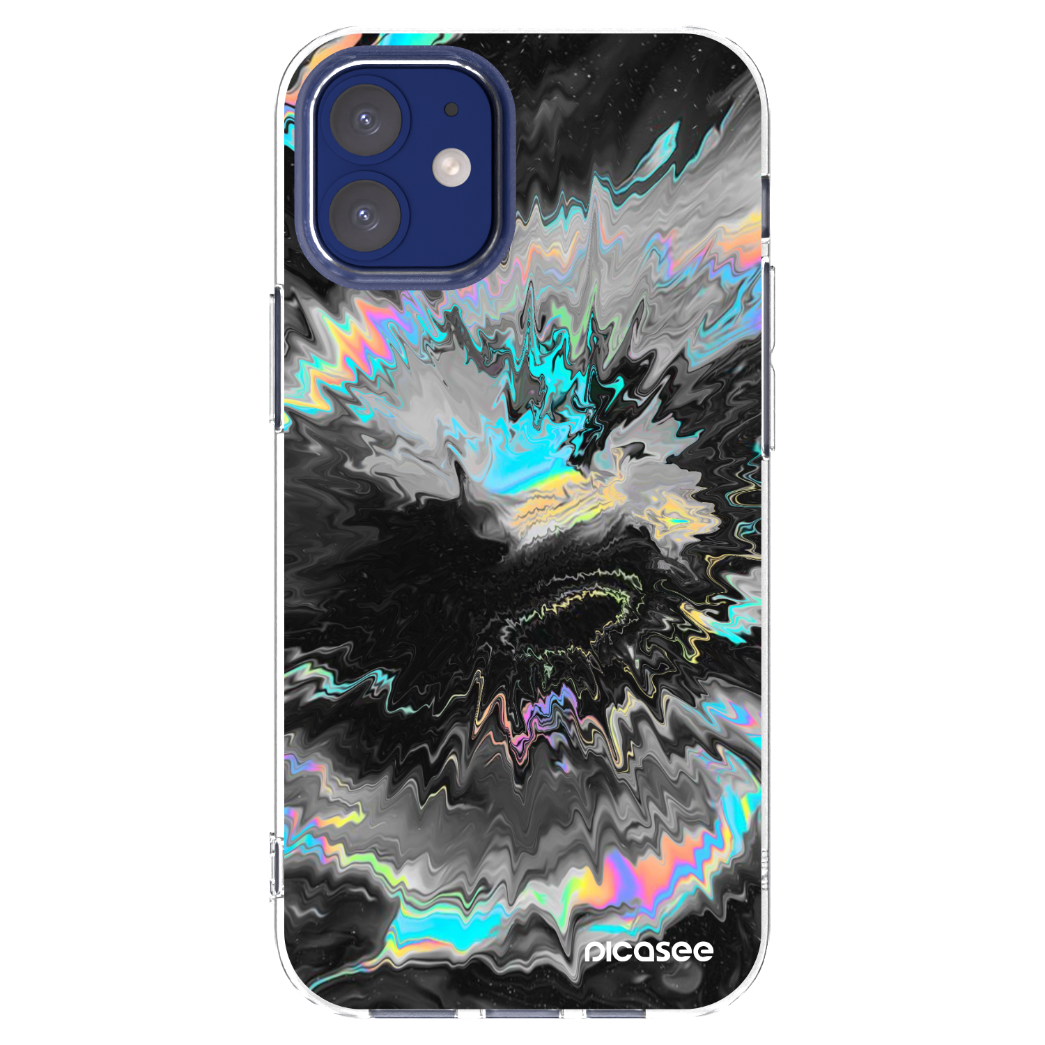 Picasee silikonska prozirna maskica za Apple iPhone 12 mini - Magnetic