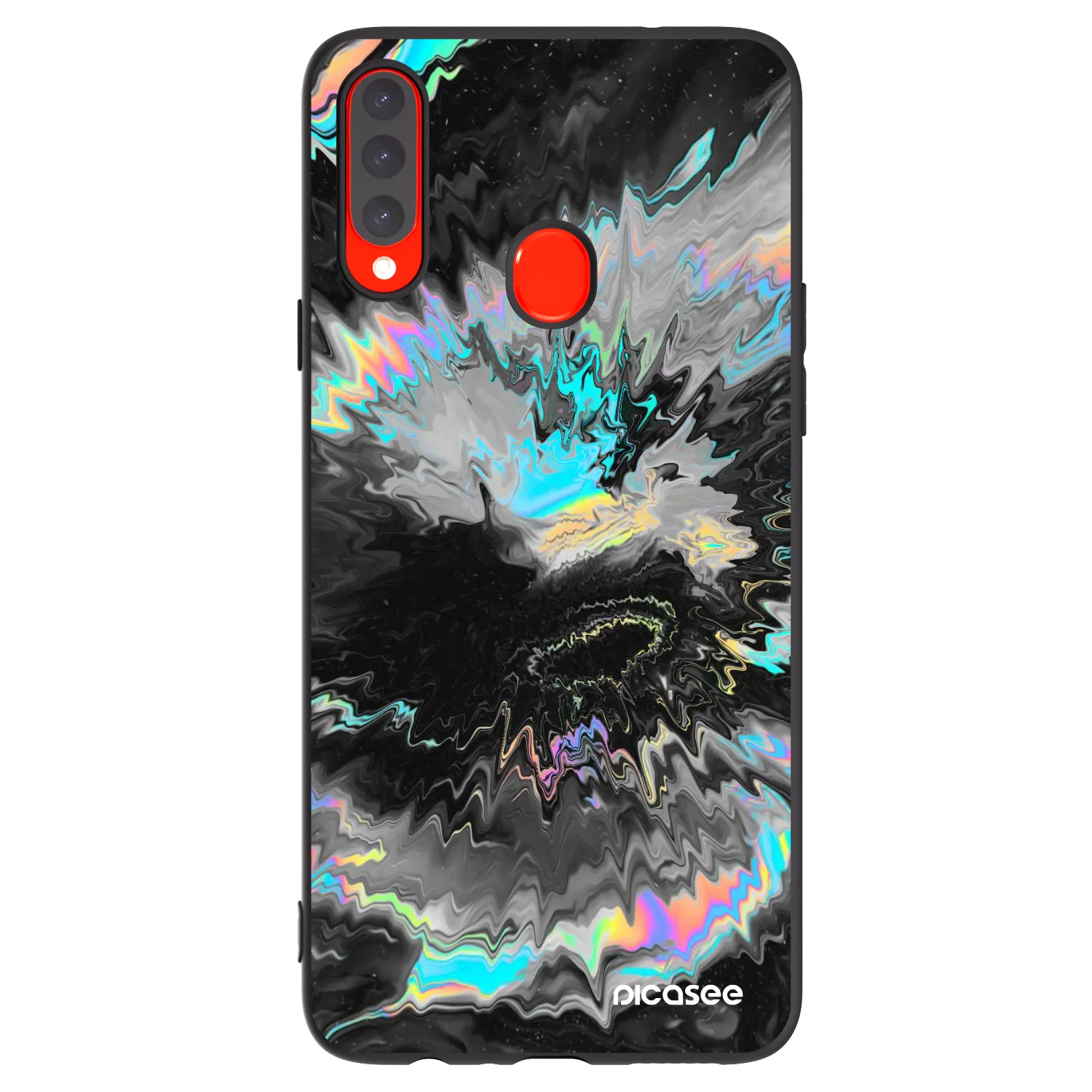 Picasee crna silikonska maskica za Samsung Galaxy A20s - Magnetic