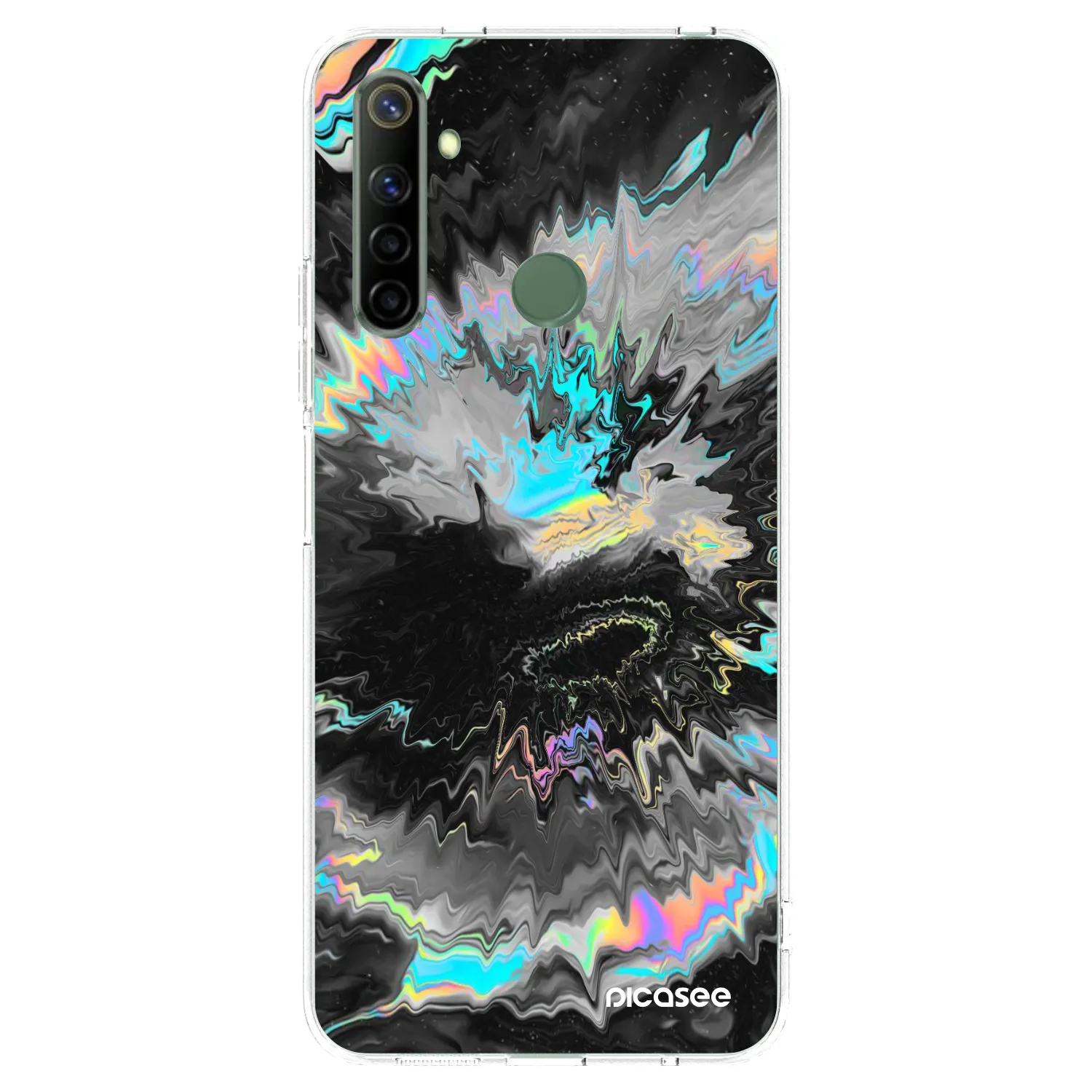 Picasee silikonska prozirna maskica za Realme 6i - Magnetic