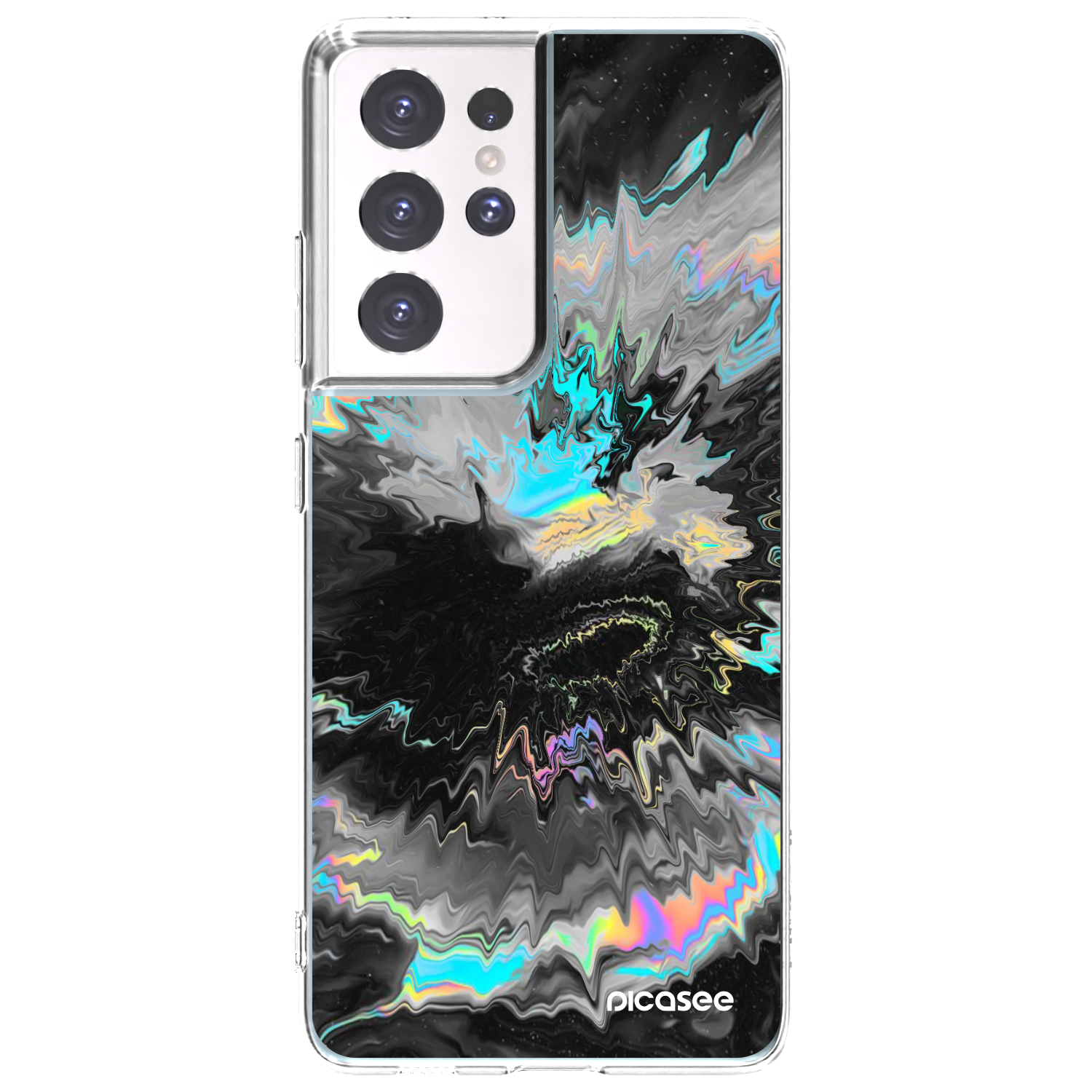 Picasee silikonska prozirna maskica za Samsung Galaxy S21 Ultra 5G G998B - Magnetic