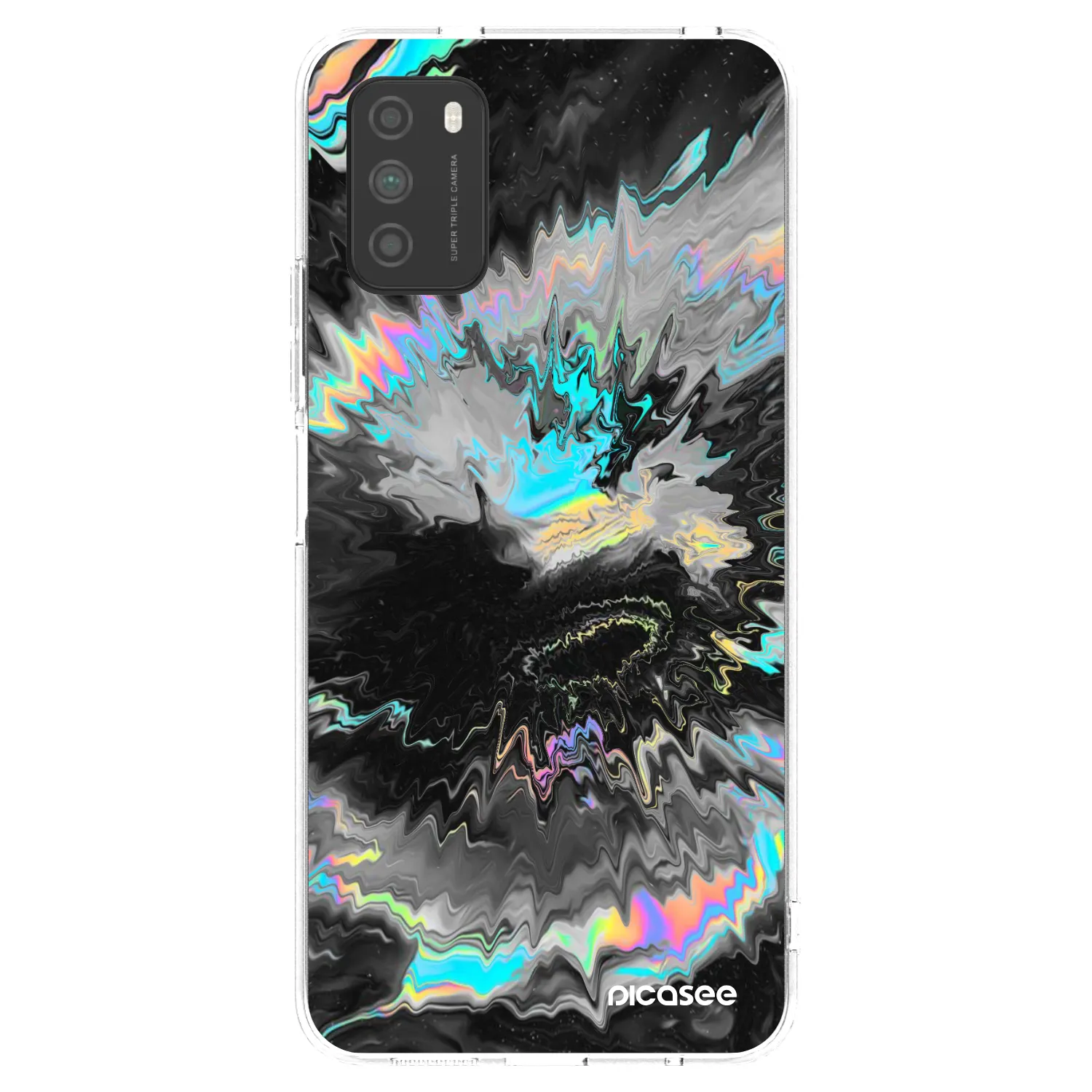 Picasee silikonska prozirna maskica za Xiaomi Poco M3 - Magnetic
