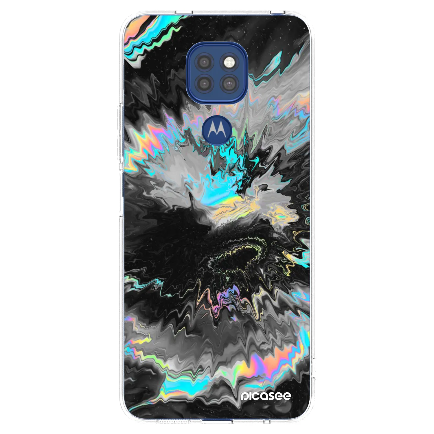 Picasee silikonska prozirna maskica za Motorola Moto G9 Play - Magnetic