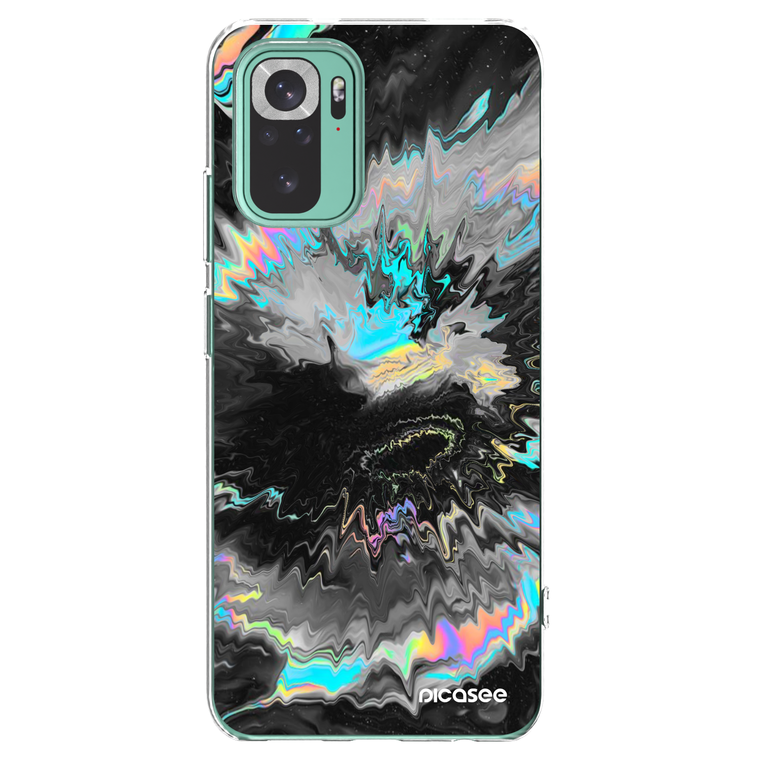 Picasee silikonska prozirna maskica za Xiaomi Redmi Note 10 Pro - Magnetic