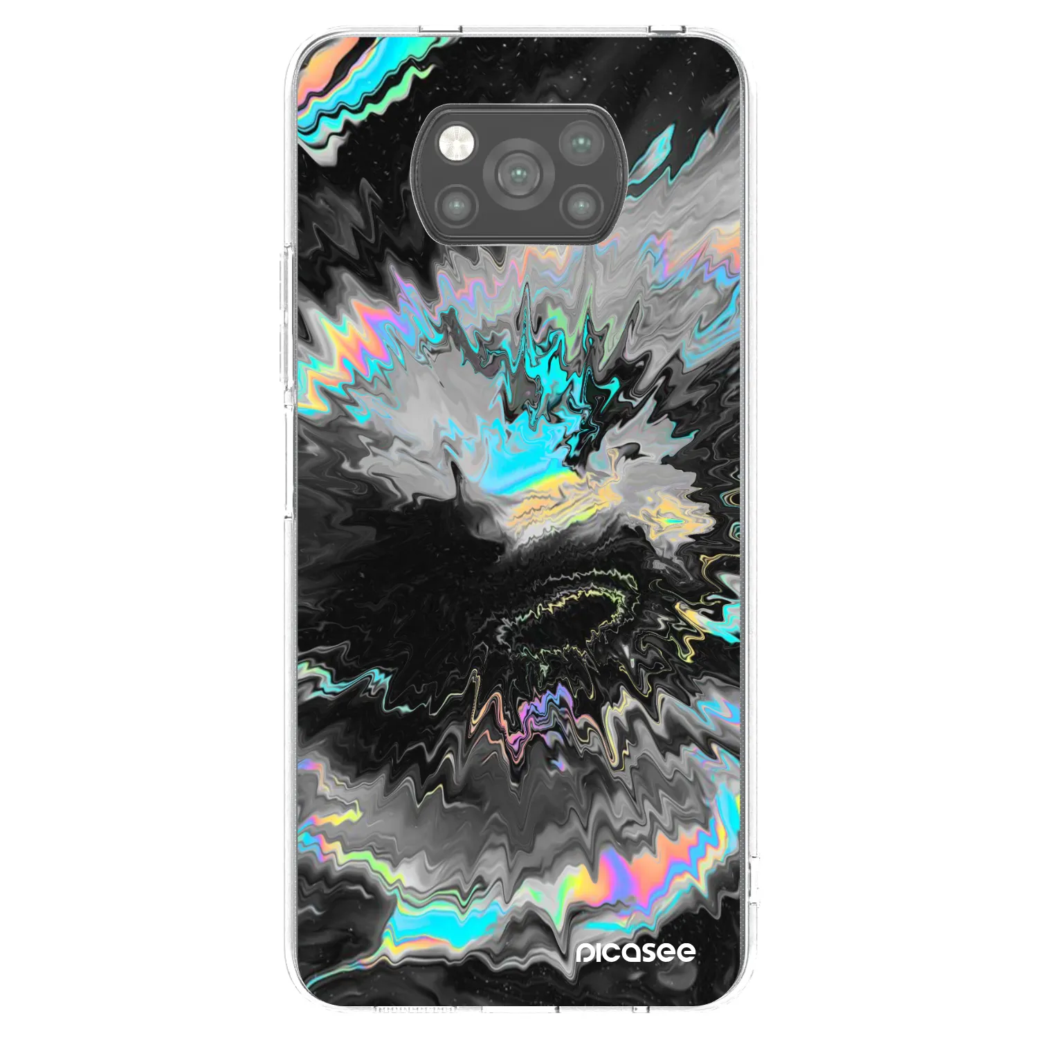 Picasee crna silikonska maskica za Xiaomi Poco X3 Pro - Magnetic