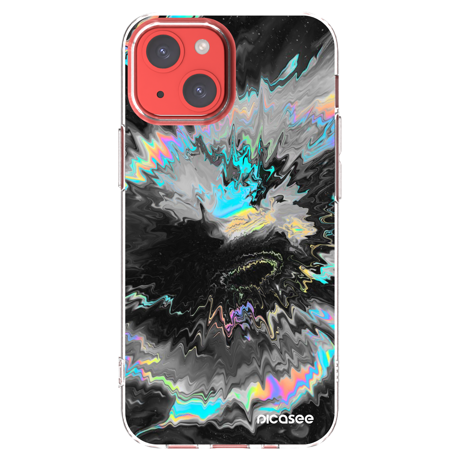 Picasee silikonska prozirna maskica za Apple iPhone 13 mini - Magnetic