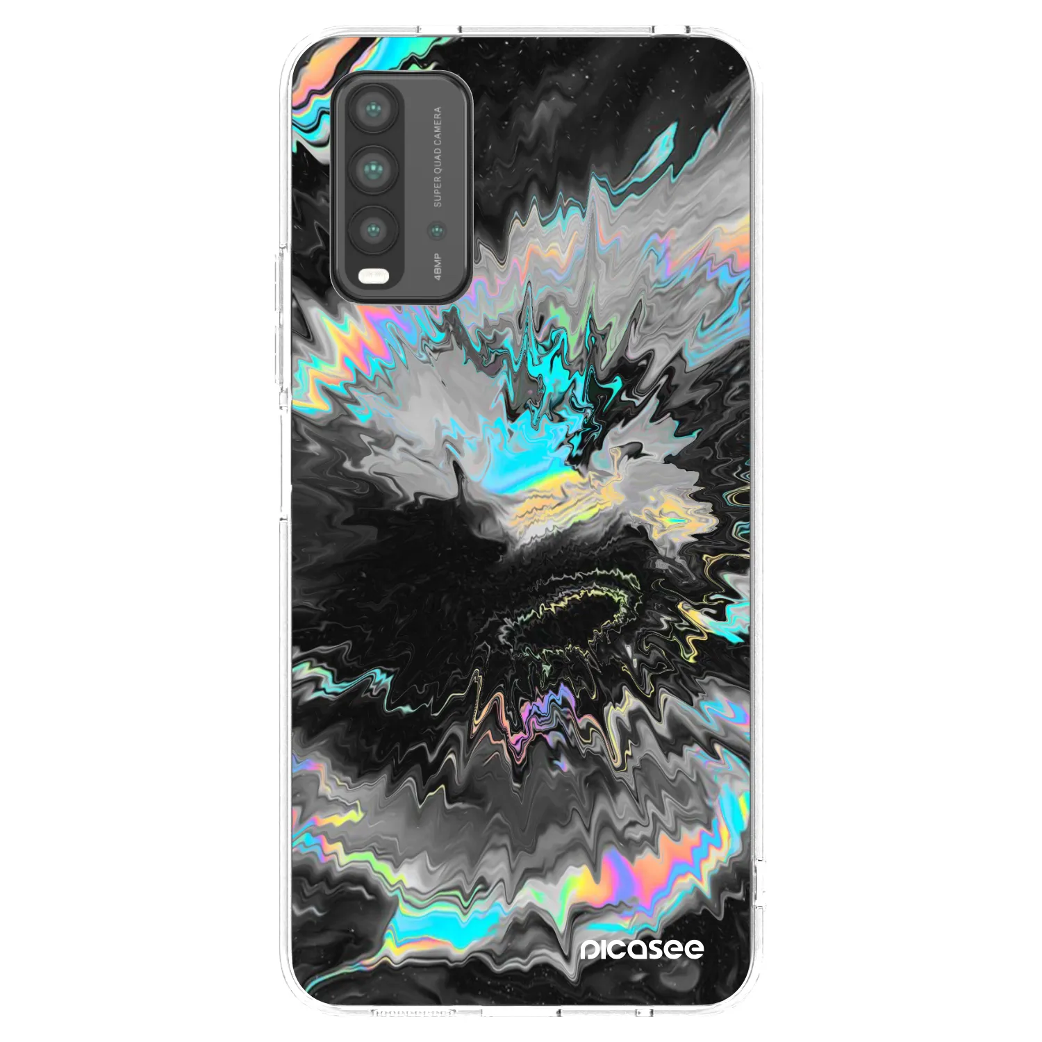 Picasee silikonska prozirna maskica za Xiaomi Redmi 9T - Magnetic