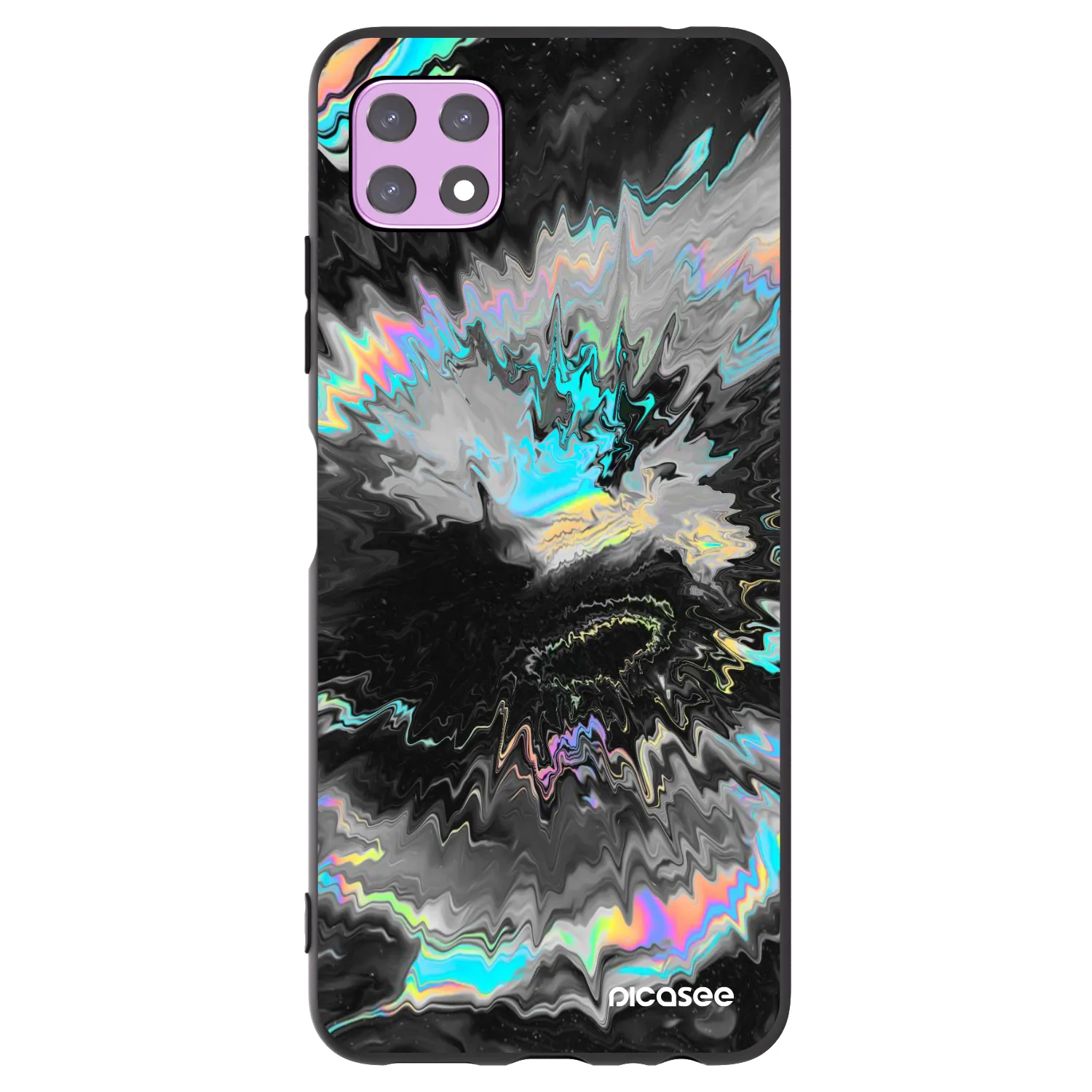 Picasee crna silikonska maskica za Samsung Galaxy A22 A226B 5G - Magnetic