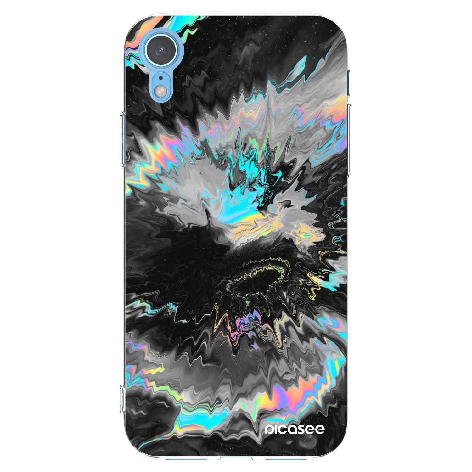 Picasee silikonska prozirna maskica za Apple iPhone XR - Magnetic