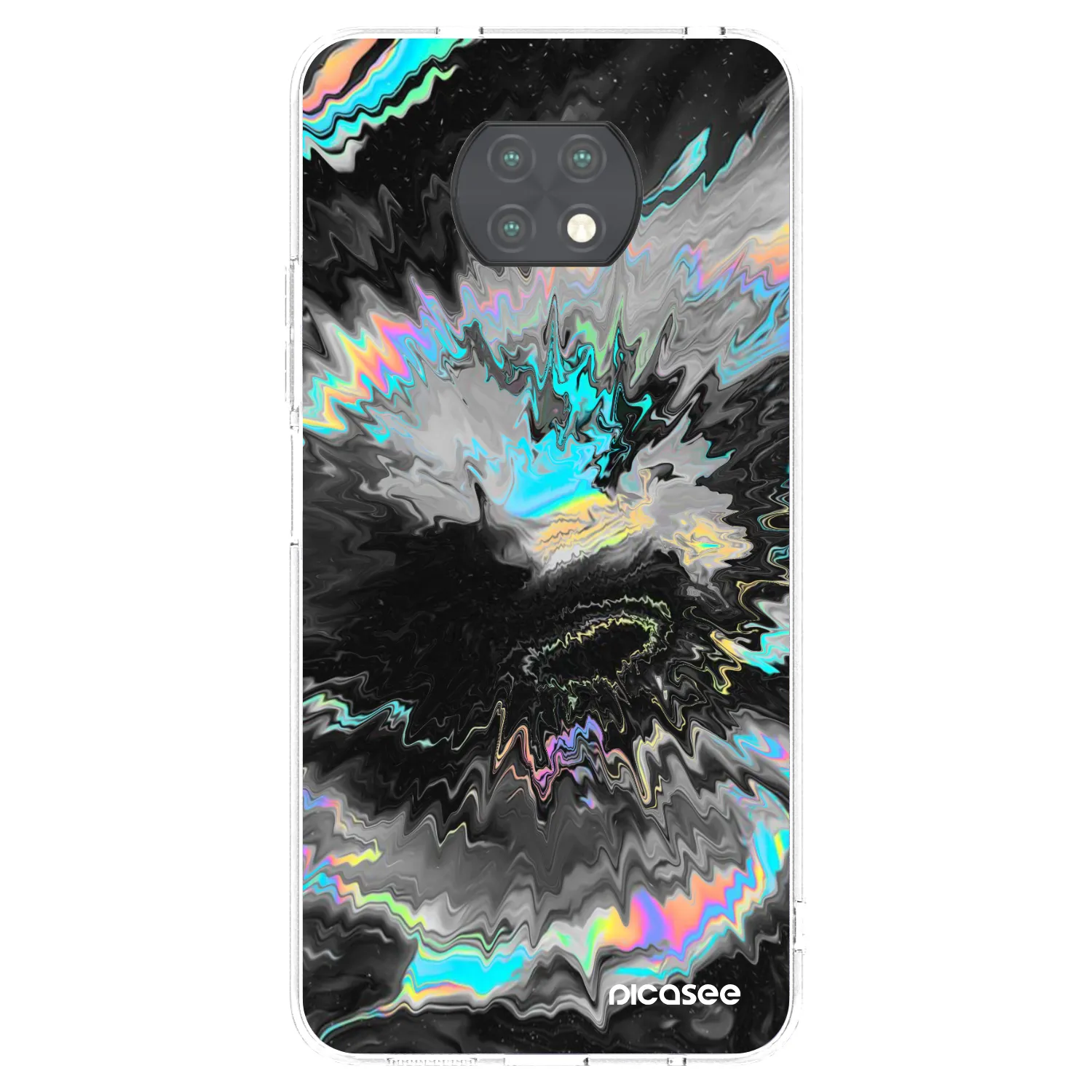 Picasee silikonska prozirna maskica za Xiaomi Redmi Note 9T - Magnetic