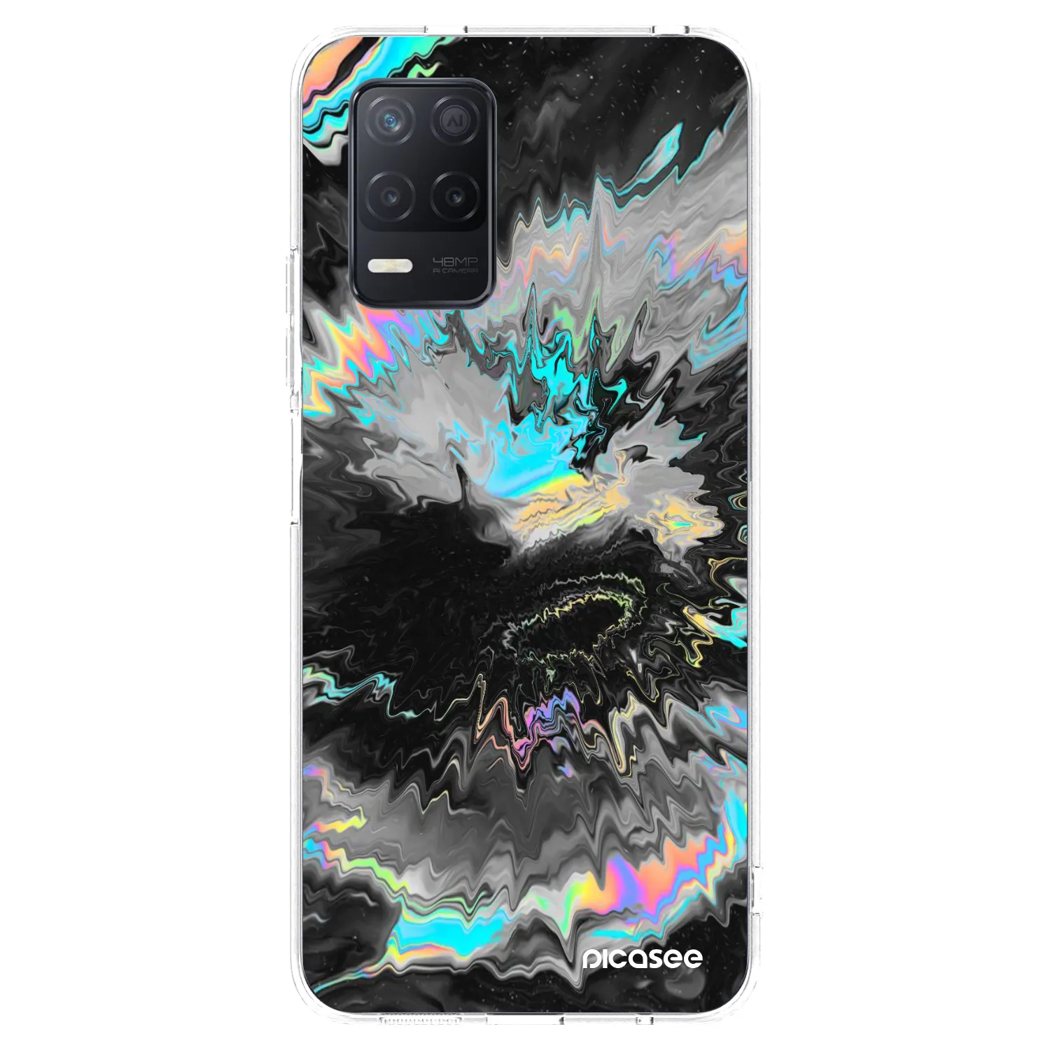 Picasee silikonska prozirna maskica za Realme 8 5G - Magnetic