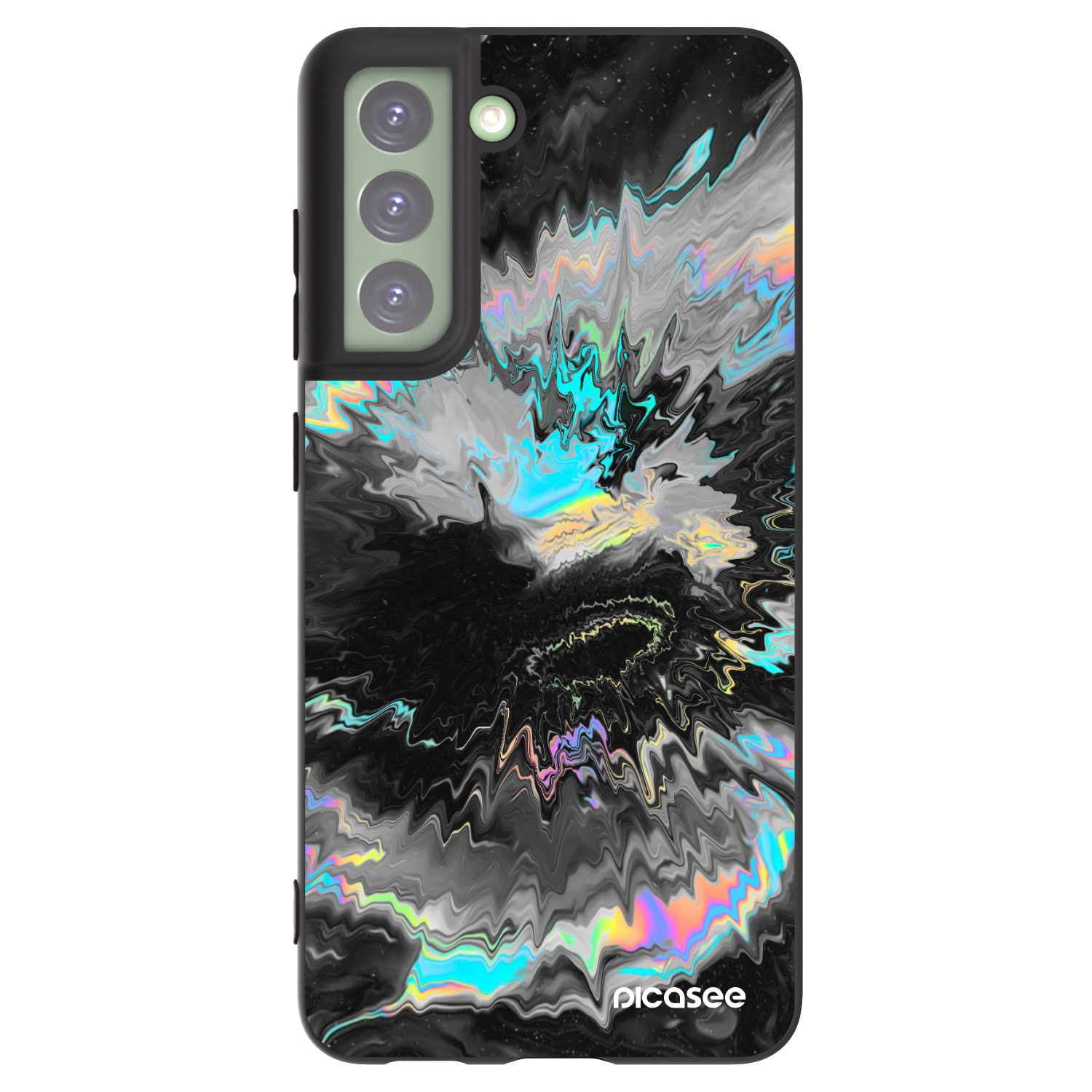 Picasee crna silikonska maskica za Samsung Galaxy S21 FE 5G - Magnetic