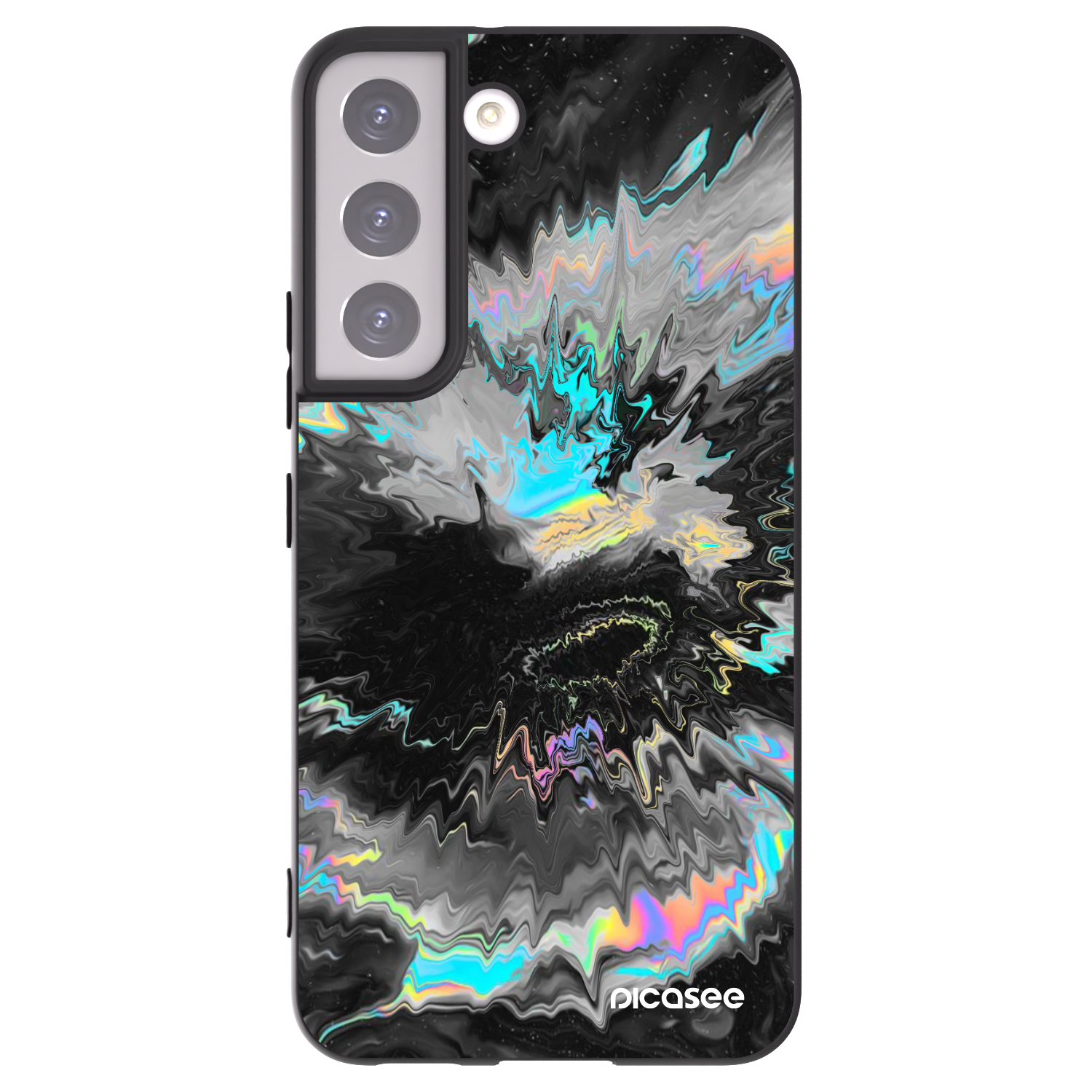 Picasee crna silikonska maskica za Samsung Galaxy S22 5G - Magnetic