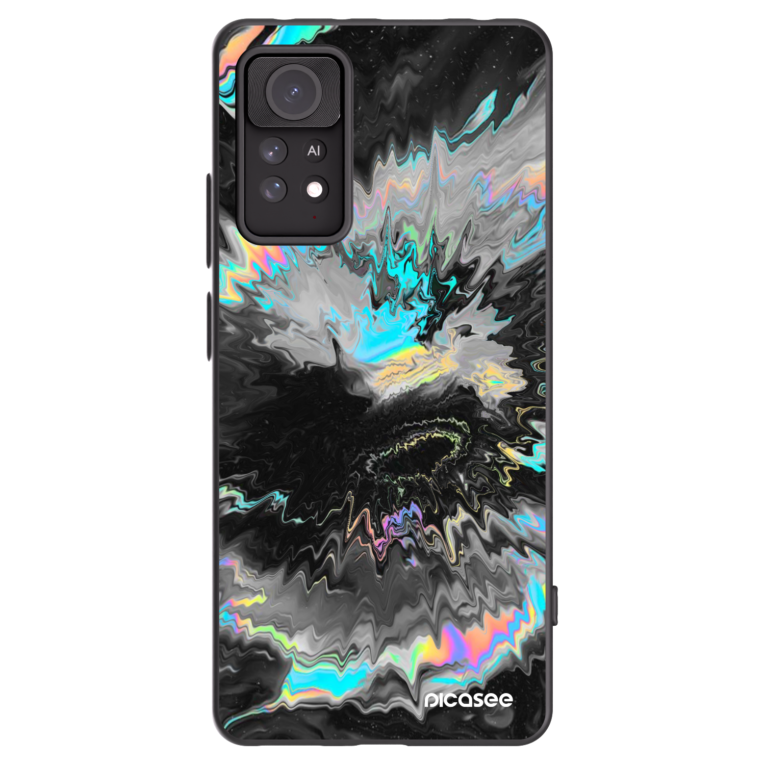 Picasee crna silikonska maskica za Xiaomi Redmi Note 11 Pro 5G - Magnetic