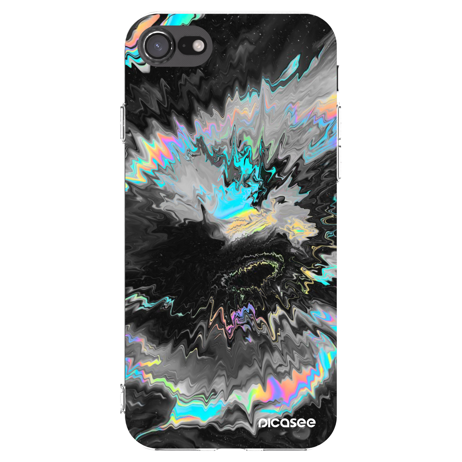 Picasee silikonska prozirna maskica za Apple iPhone SE 2022 - Magnetic