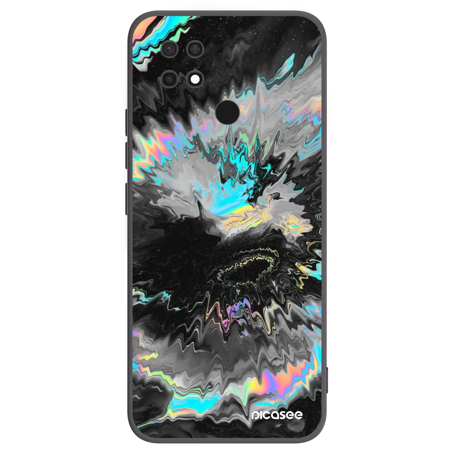 Picasee crna silikonska maskica za Xiaomi Redmi 10C - Magnetic