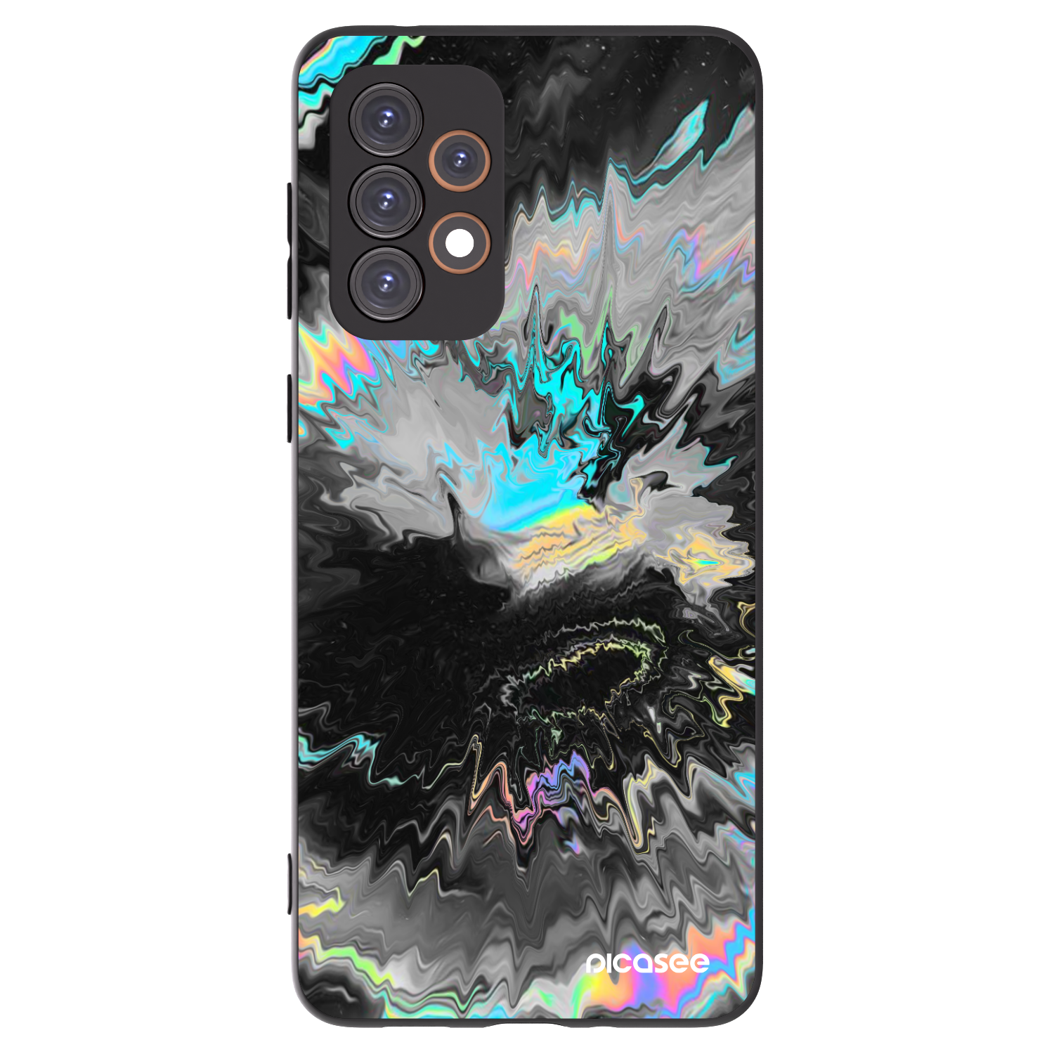 Picasee crna silikonska maskica za Samsung Galaxy A33 5G A336 - Magnetic