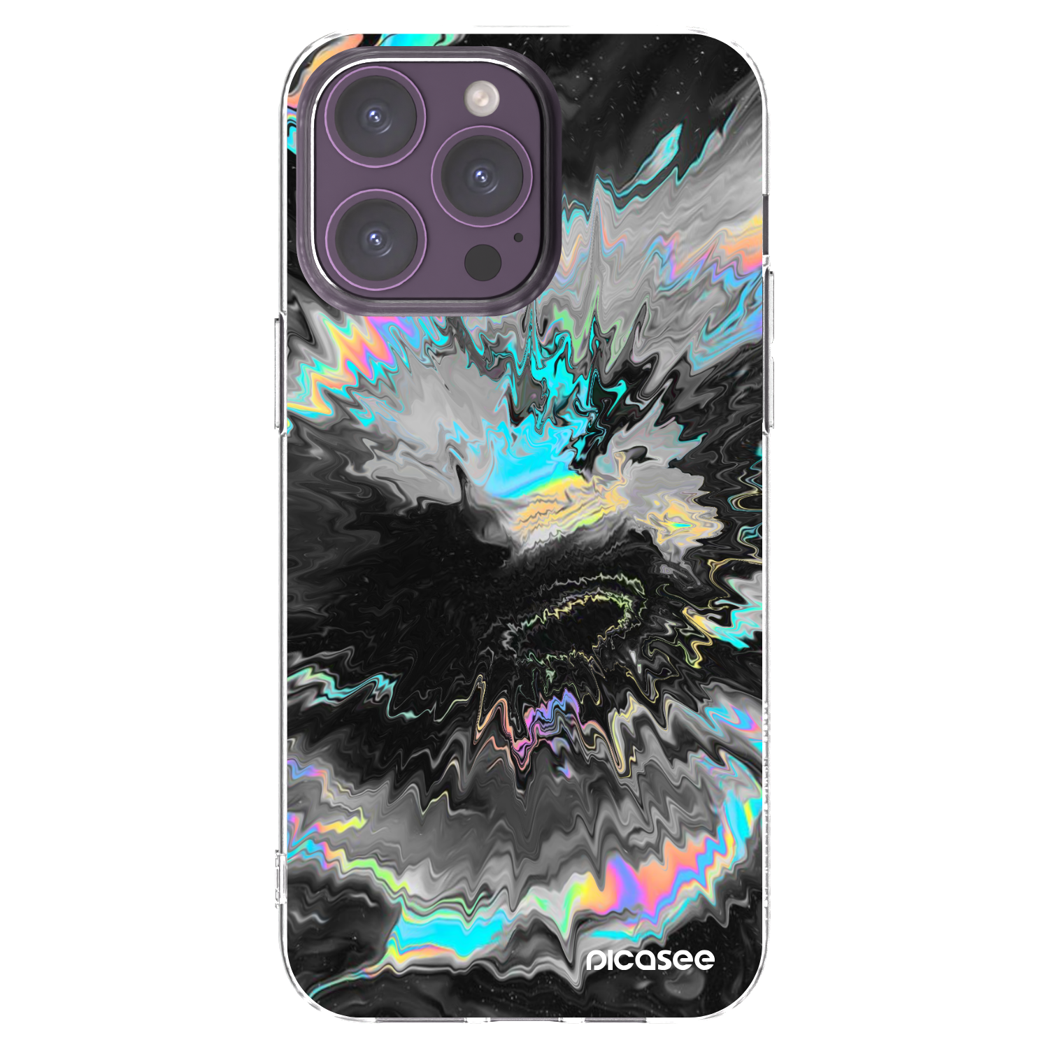 Picasee silikonska prozirna maskica za Apple iPhone 14 Pro Max - Magnetic