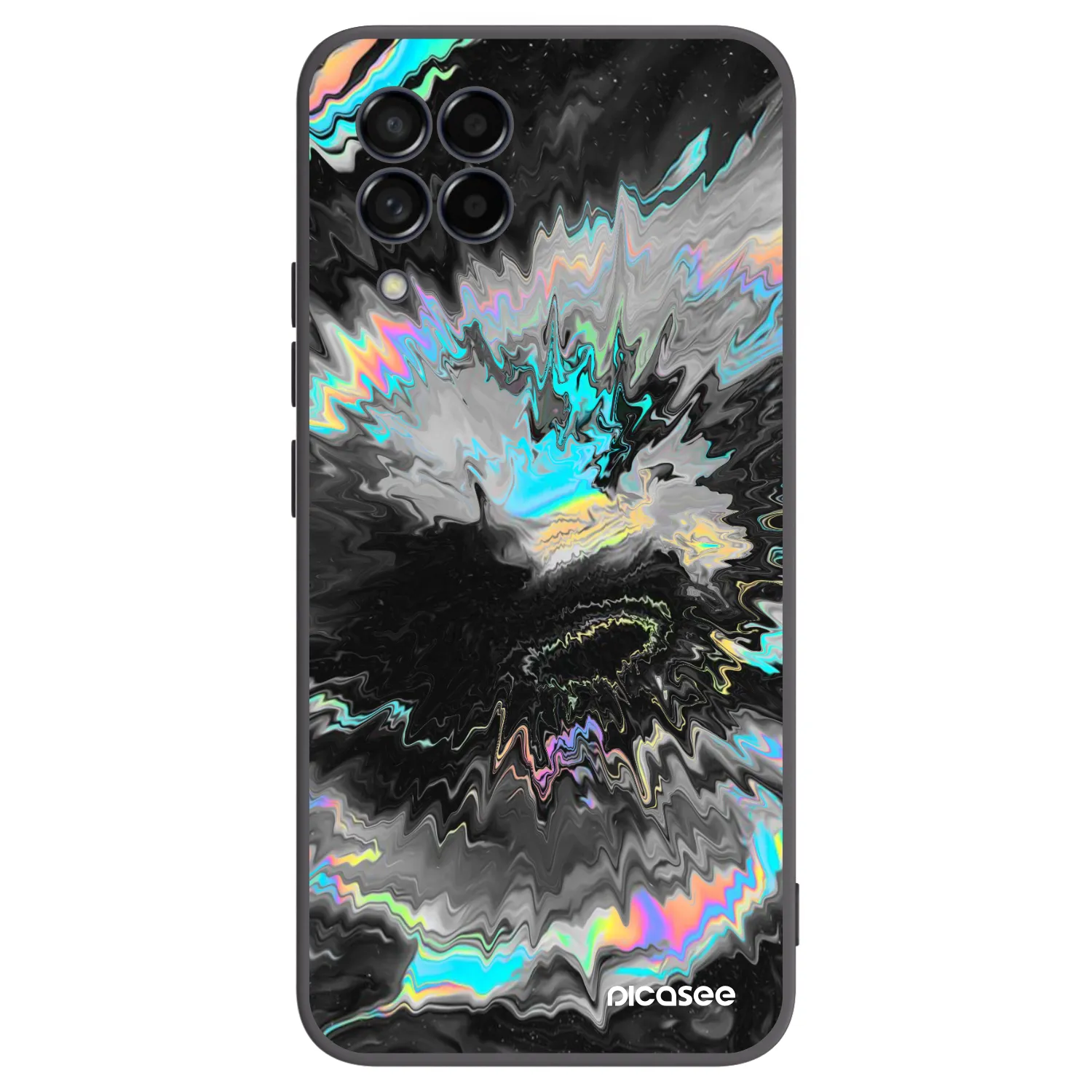 Picasee crna silikonska maskica za Samsung Galaxy M53 5G - Magnetic