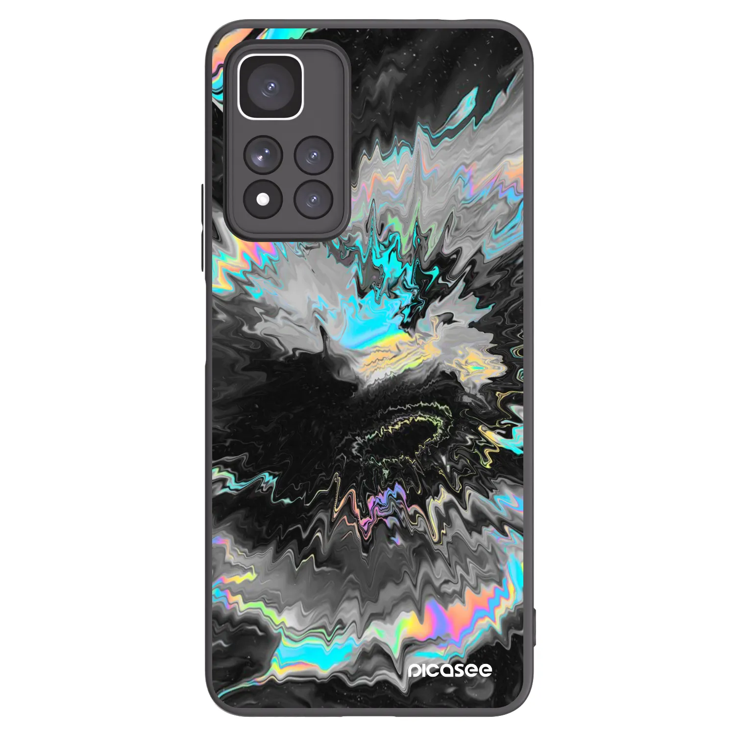 Picasee crna silikonska maskica za Xiaomi Redmi Note 11 Pro+ 5G - Magnetic