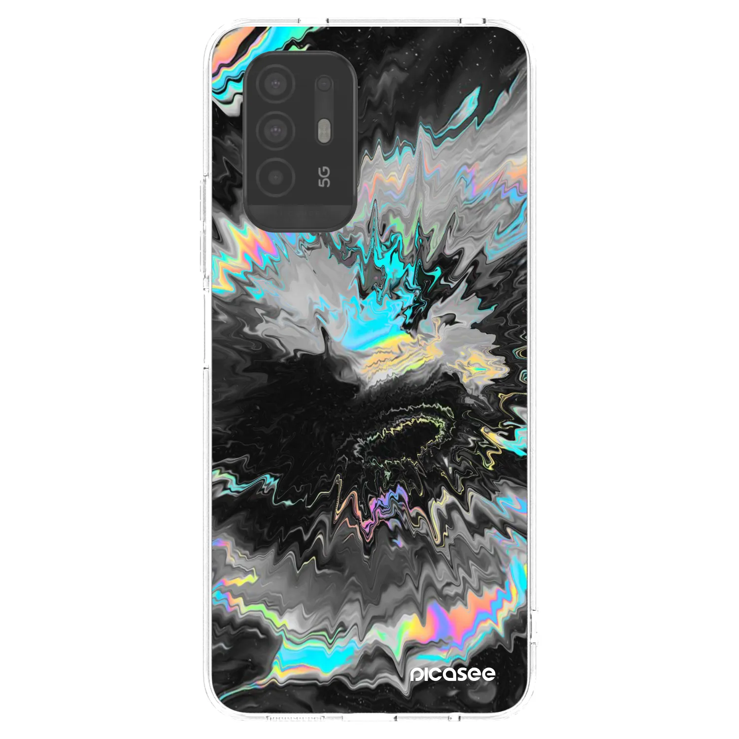 Picasee silikonska prozirna maskica za OPPO A94 5G - Magnetic