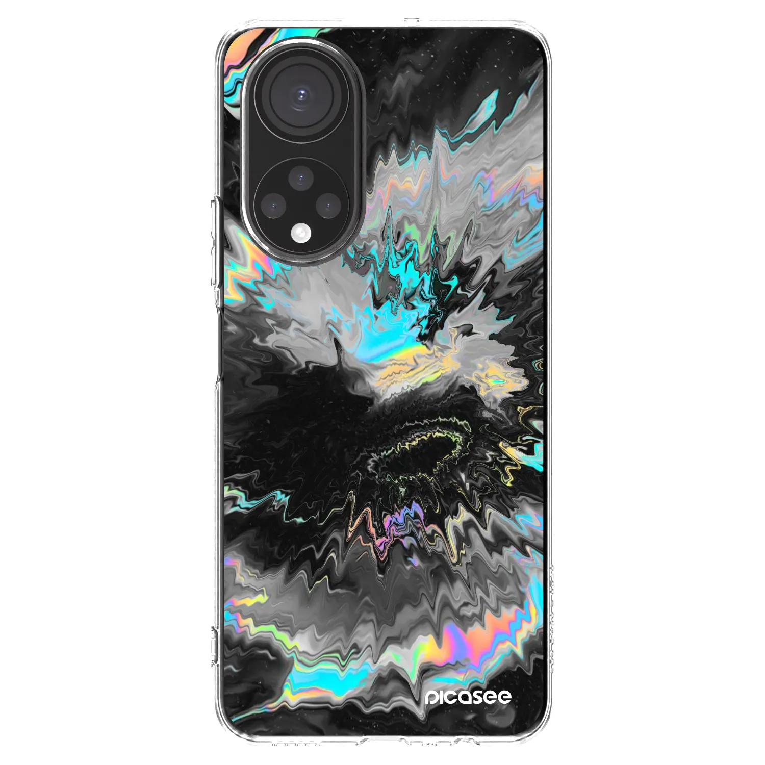 Picasee silikonska prozirna maskica za Honor X7 - Magnetic