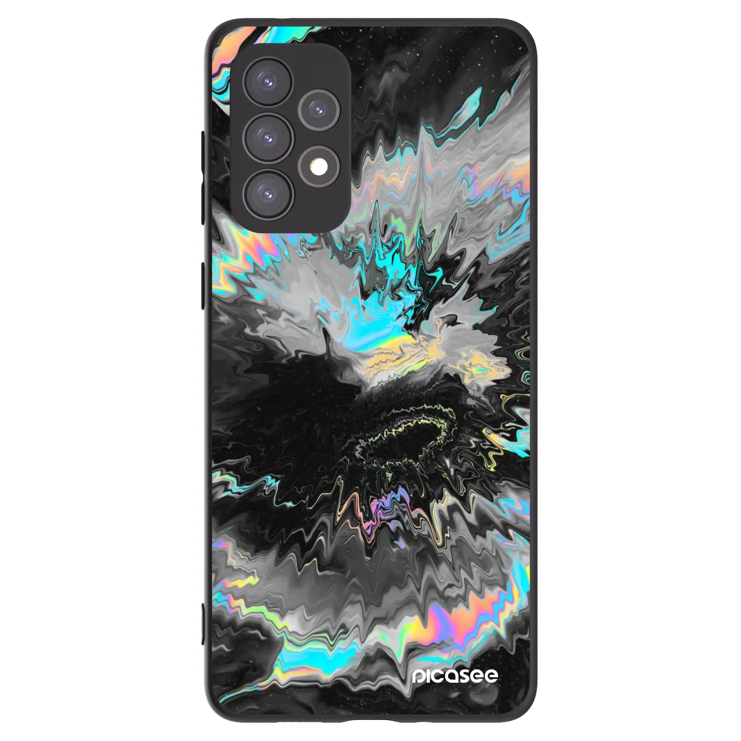Picasee crna silikonska maskica za Samsung Galaxy A73 5G - Magnetic