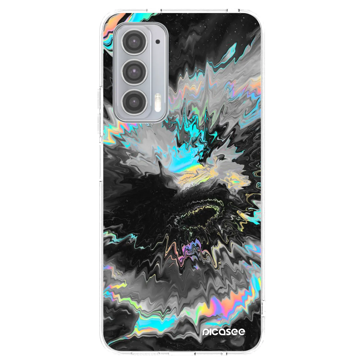 Picasee silikonska prozirna maskica za Motorola Edge 20 - Magnetic