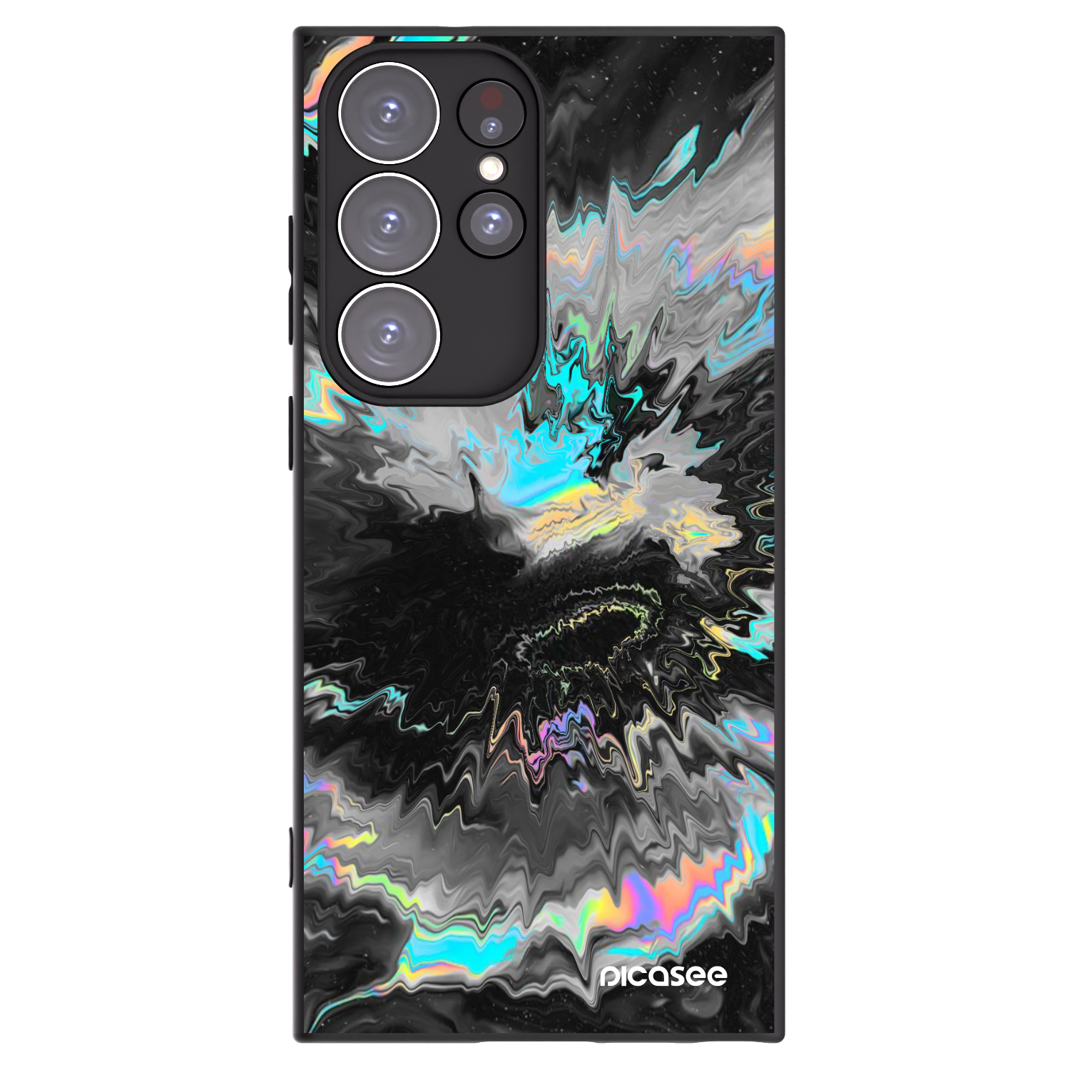 Picasee crna silikonska maskica za Samsung Galaxy S23 Ultra 5G - Magnetic