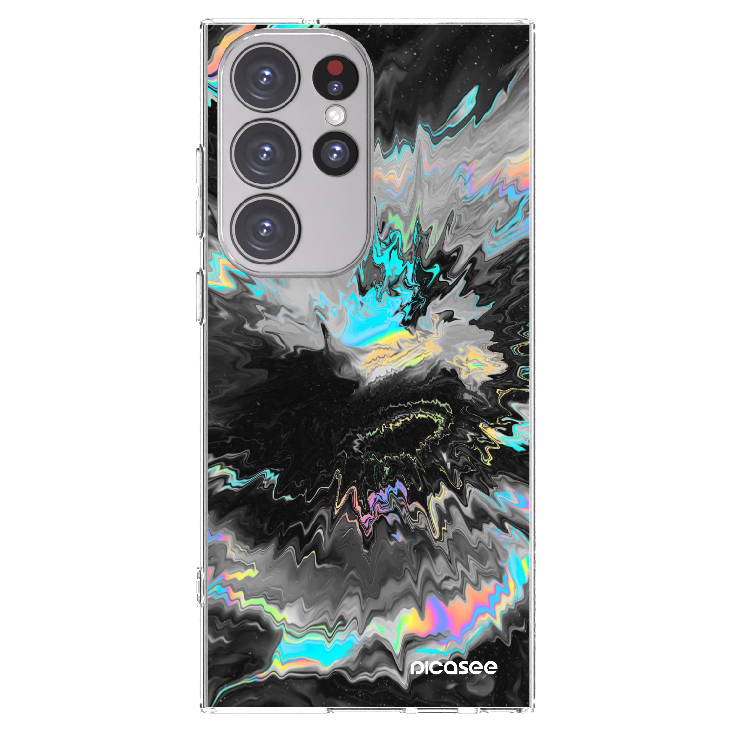 Picasee silikonska prozirna maskica za Samsung Galaxy S23 Ultra 5G - Magnetic