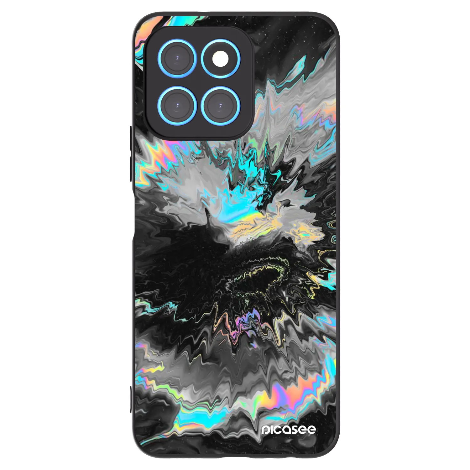 Picasee crna silikonska maskica za Honor X8 5G - Magnetic