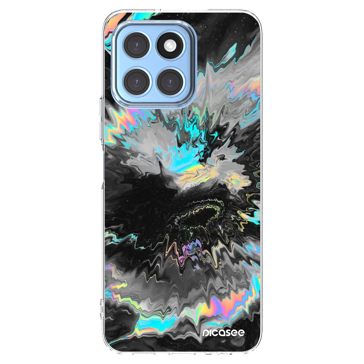 Picasee silikonska prozirna maskica za Honor X8 5G - Magnetic