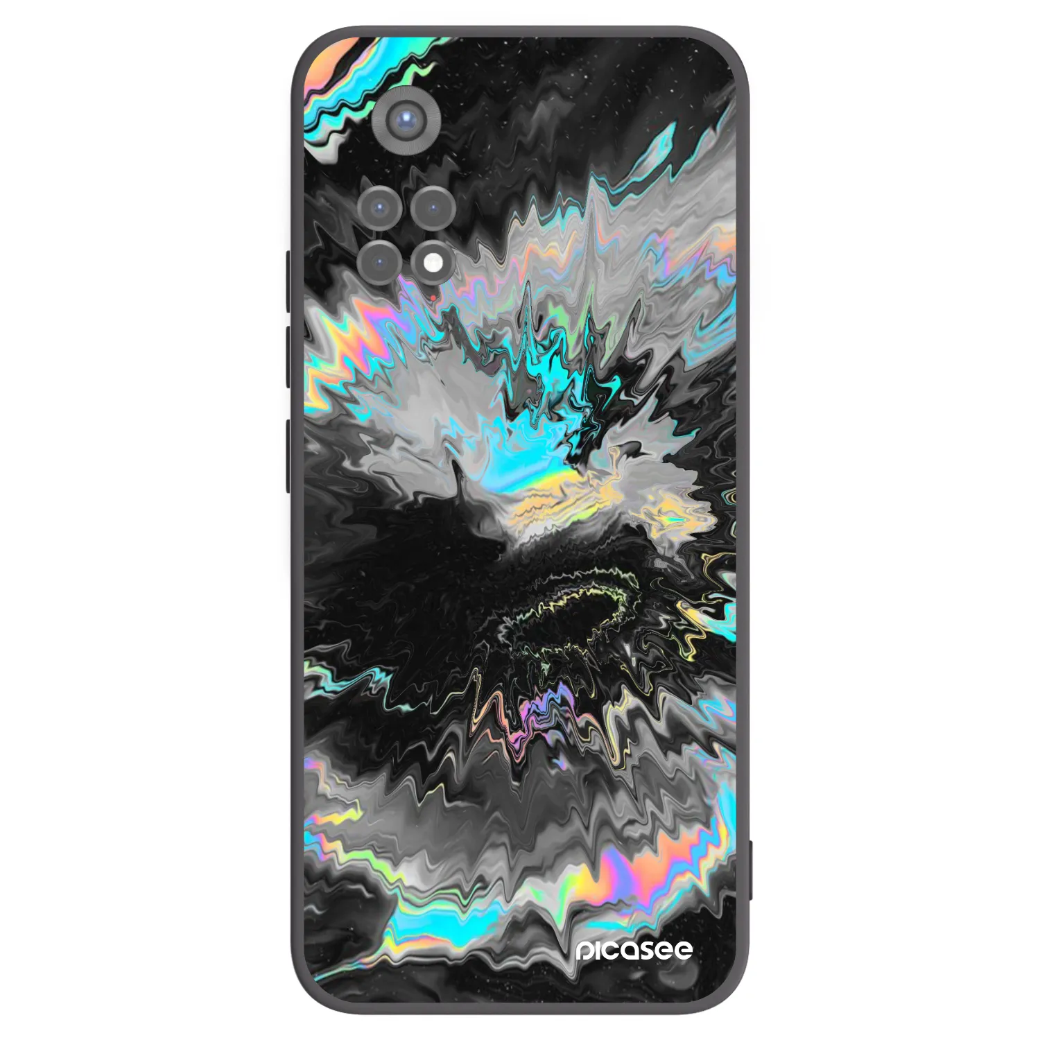 Picasee crna silikonska maskica za Xiaomi Redmi Note 11S 5G - Magnetic