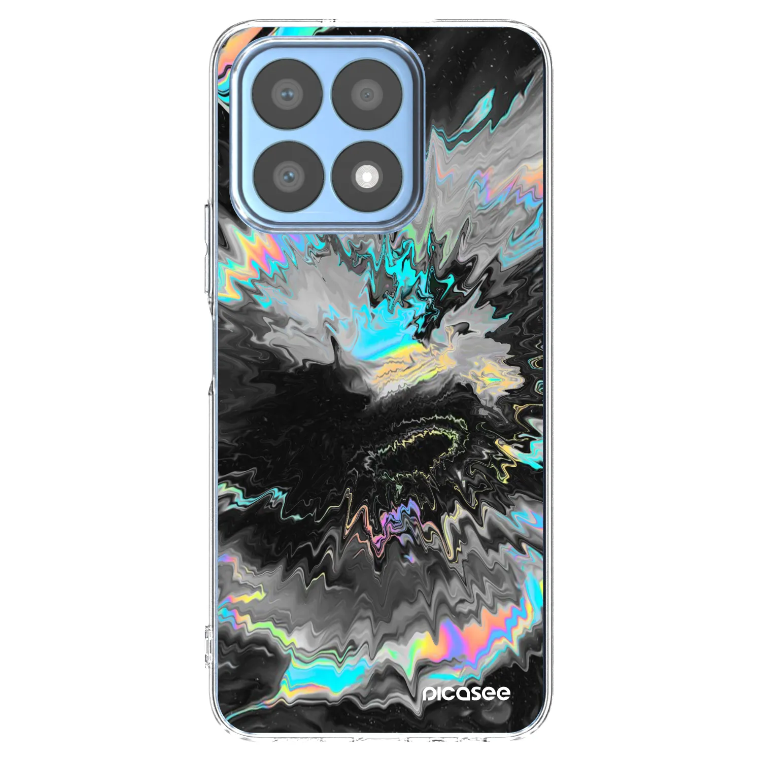 Picasee silikonska prozirna maskica za Honor X8a - Magnetic