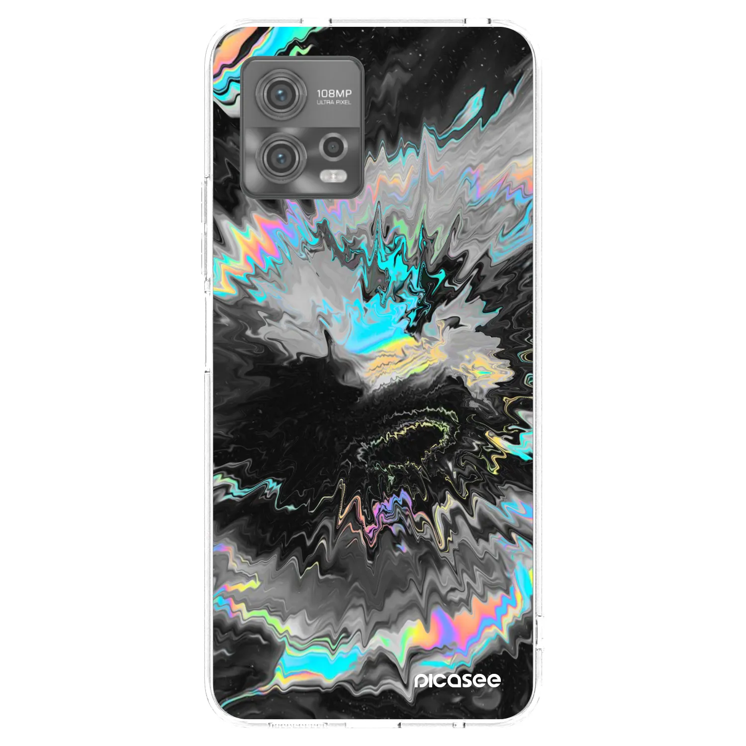 Picasee silikonska prozirna maskica za Motorola Moto G72 - Magnetic