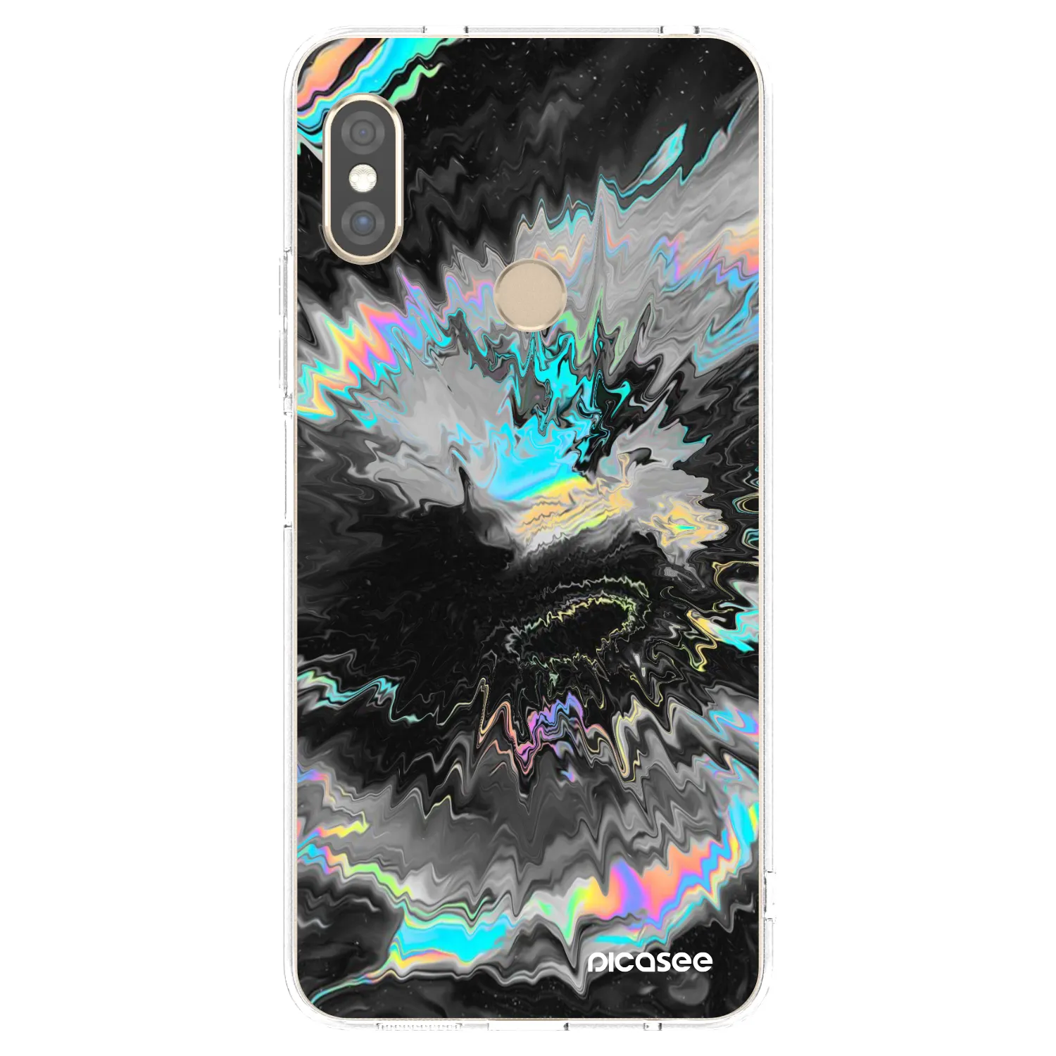 Picasee silikonska prozirna maskica za Xiaomi Redmi Note 5 Global - Magnetic