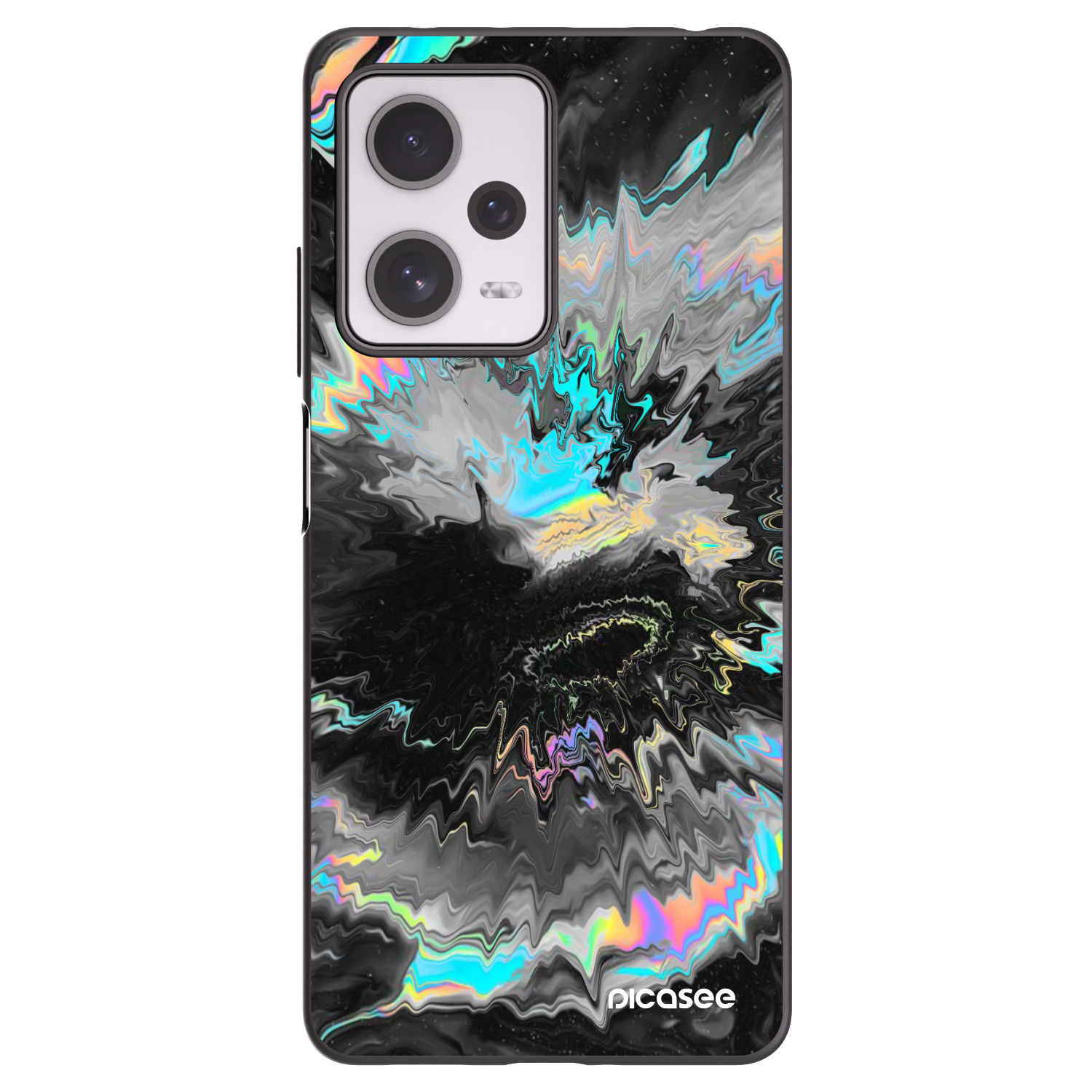 Picasee crna silikonska maskica za Xiaomi Redmi Note 12 Pro+ 5G - Magnetic