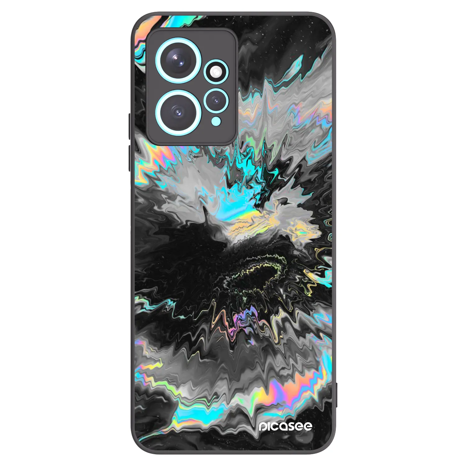 Picasee crna silikonska maskica za Xiaomi Redmi Note 12 4G - Magnetic