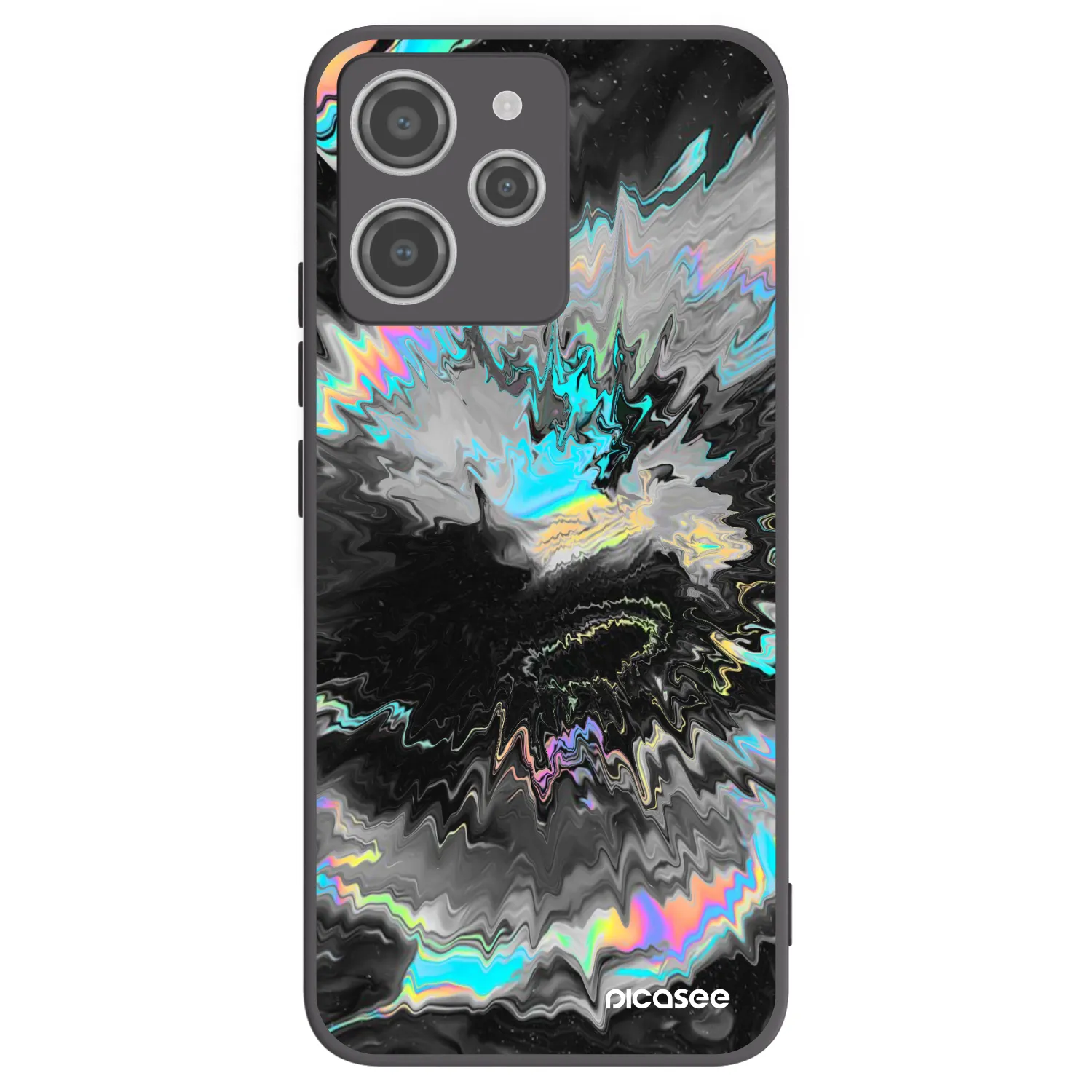 Picasee crna silikonska maskica za Xiaomi Redmi 12 4G - Magnetic