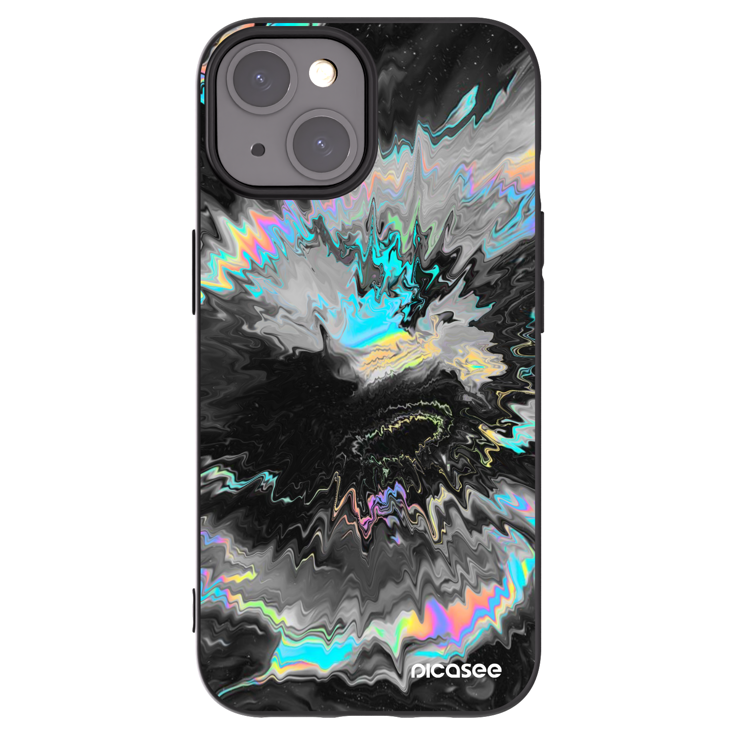 Picasee crna silikonska maskica za Apple iPhone 15 - Magnetic