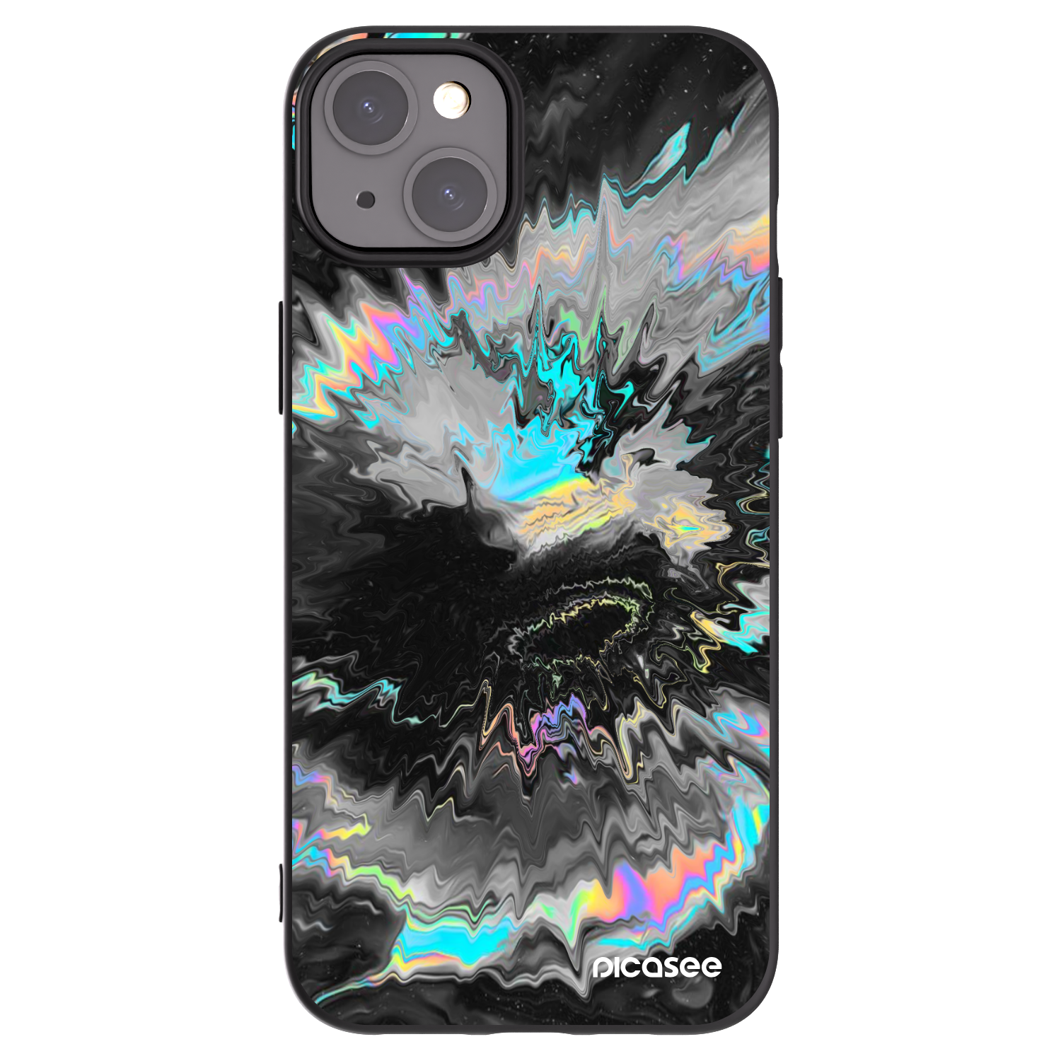 Picasee crna silikonska maskica za Apple iPhone 15 Plus - Magnetic