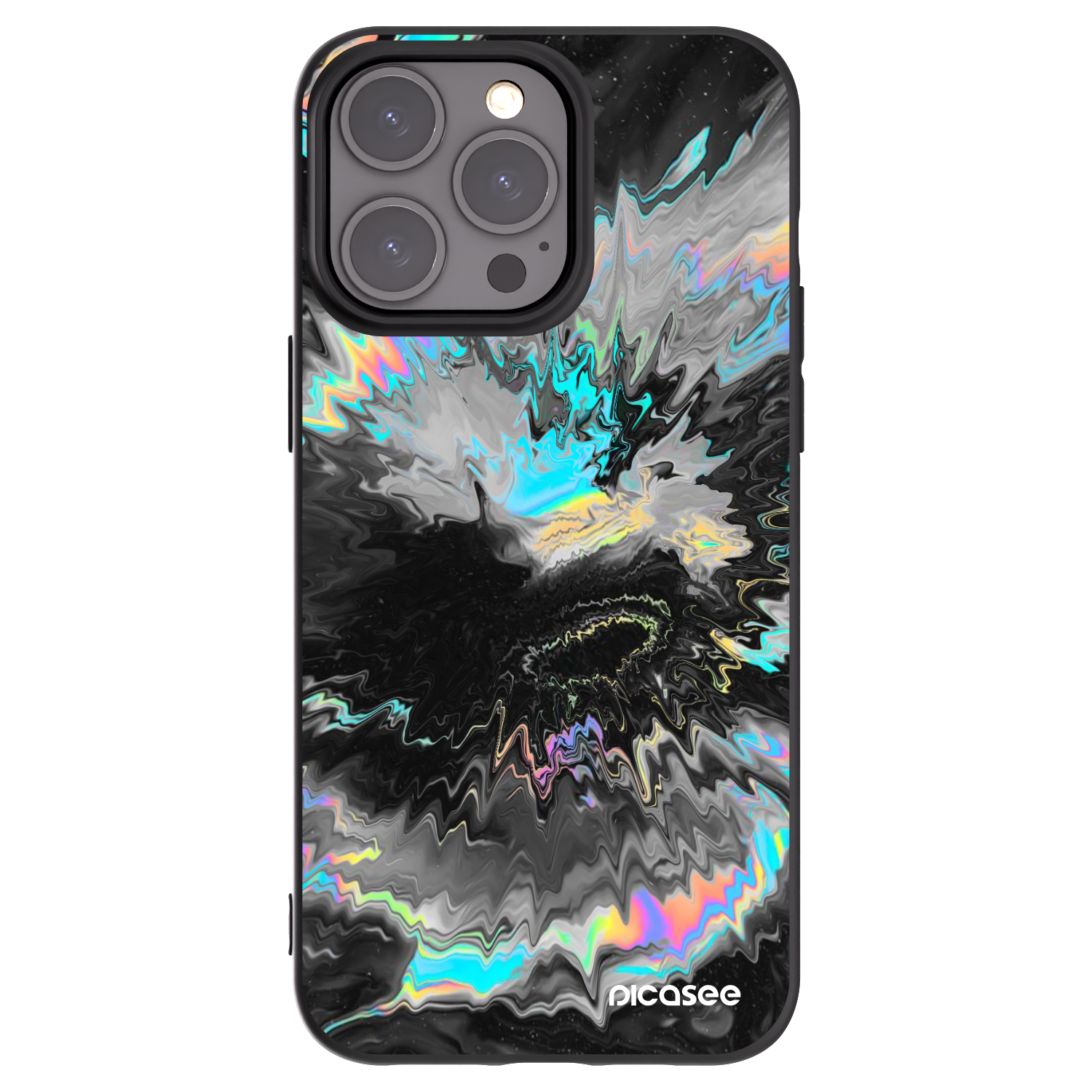 Picasee crna silikonska maskica za Apple iPhone 15 Pro Max - Magnetic